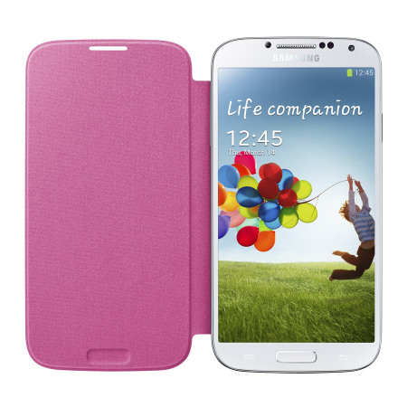 Original Galaxy S4 Flip Case in Pink