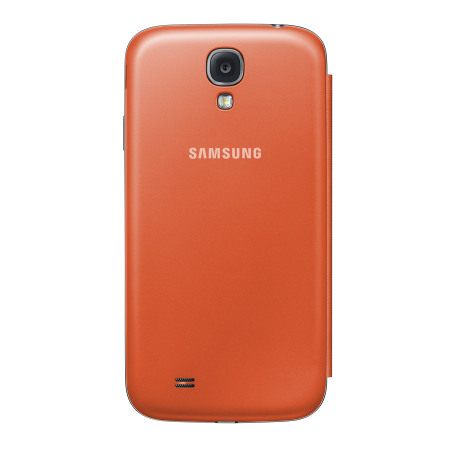 Official Samsung Galaxy S4 Flip Case Cover - Orange