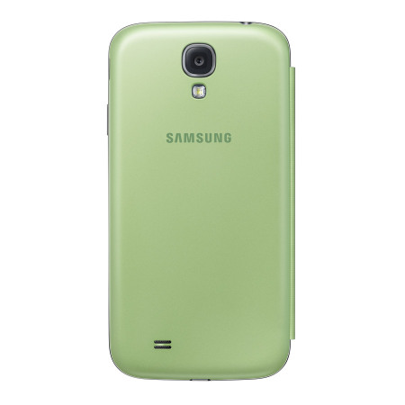 Genuine Samsung Galaxy S4 Flip Case Cover - Lime Green