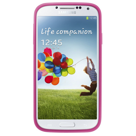 Official Samsung Galaxy S4 Protective Hard Case Cover Plus - Pink