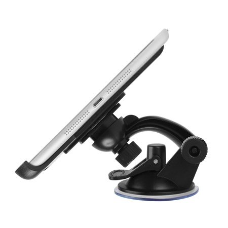 Multi-Direction Stand / Car Holder for iPad Mini 3 / 2 / 1 - Black