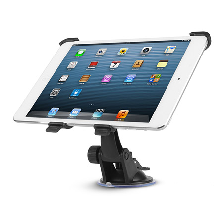 Bereiken kan zijn federatie Multi functionele Standaard / Autohouder voor iPad Mini 2 / iPad Mini -  Zwart