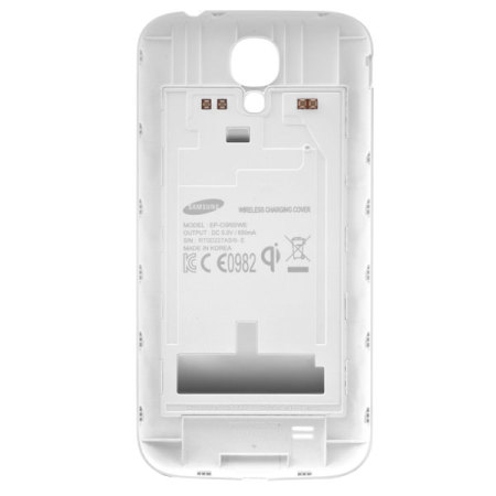 Official Samsung Galaxy S4 Wireless Charging Cover - White