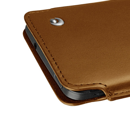 Noreve Tradition C Leather Case for HTC One M7 - Brown