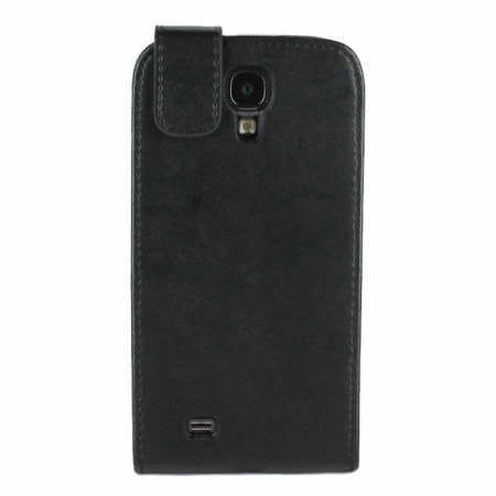 Leather Style Flip Case for Samsung Galaxy S4 -  Black