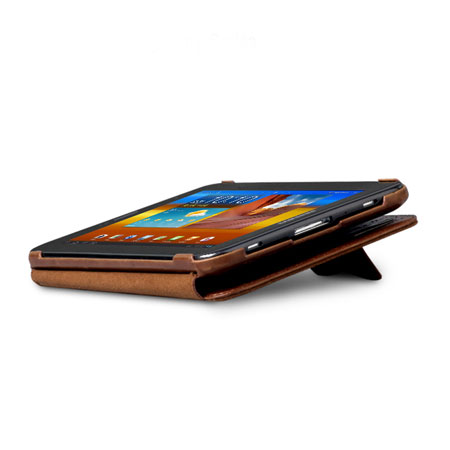 Zenus Samsung Galaxy Tab 2 7.0 Lettering Diary Case - Bruin