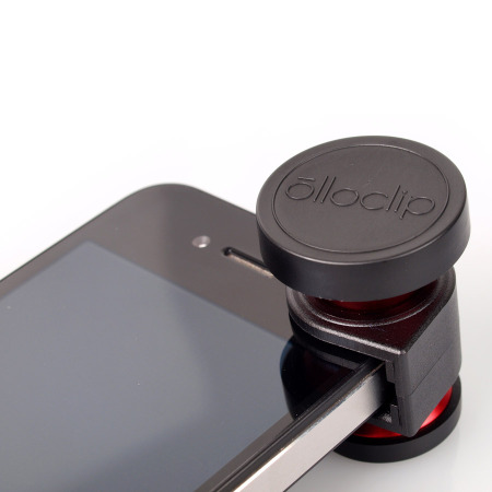 olloclip iPhone 5S / 5 Fisheye, Wide-angle, Macro Lens Kit - Red