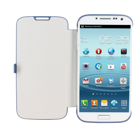 Book Flip Cover officielle Samsung Galaxy S4 – Bleue