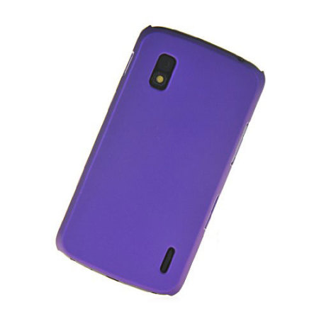 Coque Google Nexus 4 Caoutchouc Hard Shell - Violette