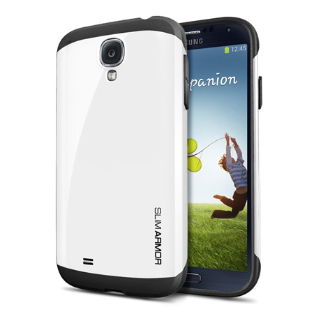 Spigen SGP Slim Armour Case for Samsung Galaxy S4 - White