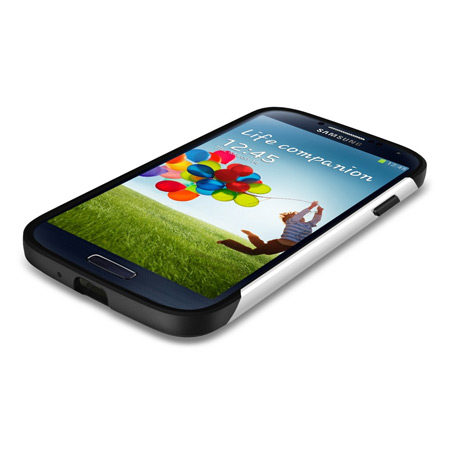 Funda Samsung Galaxy S4 Spigen SGP Slim Armour  - Blanca
