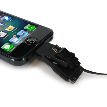 Câble de synchronisation et de charge OneCable pour Apple Lightning, Apple 30 Pin et Micro USB