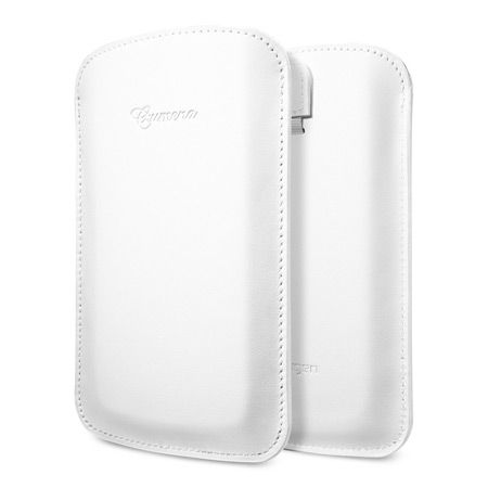 Spigen SGP Leather Crumena Pouch for Samsung Galaxy S4 - White