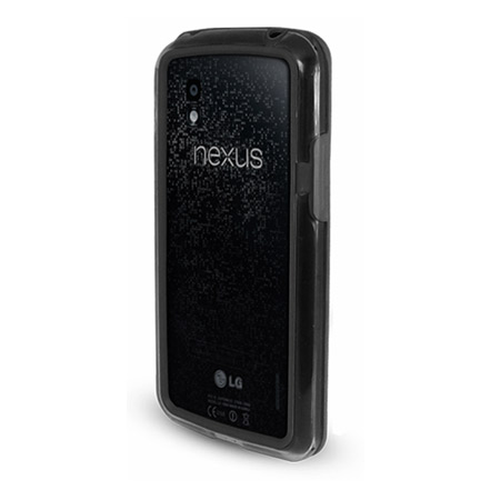 FlexiFrame Google Nexus 4 Bumper Case - Clear / Black
