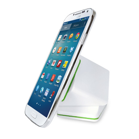 Cube Universal Car And Desk Smartphone Holder White