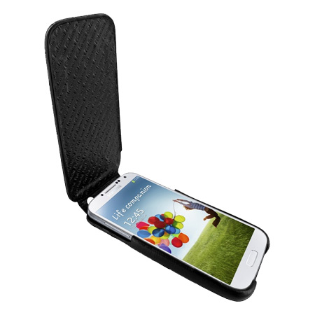 Piel Frama iMagnum Ostrich Case For Samsung Galaxy S4 - Black