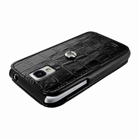 Piel Frama iMagnum Crocodile Case For Samsung Galaxy S4 - Black