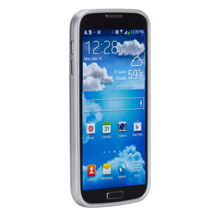 Case-Mate Premium Carbon Fiber Samsung Galaxy S4 Case - Silver