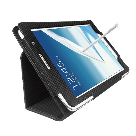 SD Stand and Type Case for Samsung Galaxy Note 8.0 - Carbon Fibre