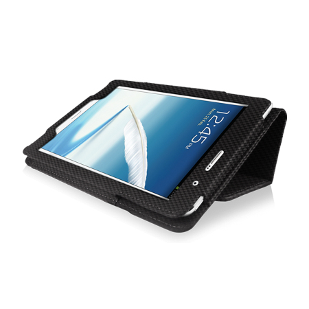 SD Stand and Type Case for Samsung Galaxy Note 8.0 - Carbon Fibre