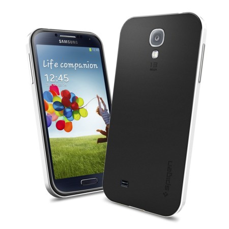 Spigen Neo Hybrid Case Galaxy S4 Hülle in Weiß