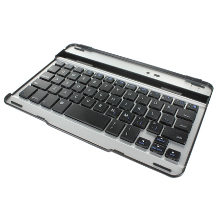 Aluminium Bluetooth Tastatur für iPad Mini 2 / iPad Mini in Schwarz