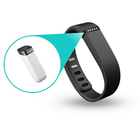 Fitbit Flex Kabelloses Fitness Tracking Armband in Schwarz