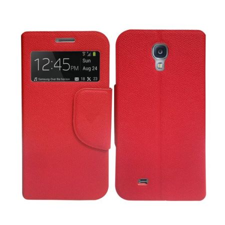 Sonivo Sneak Peak flip Case Galaxy S4 Tasche in Rot