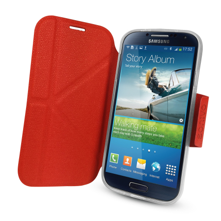 Sonivo Origami Case and Stand for the Samsung Galaxy S4 - Red