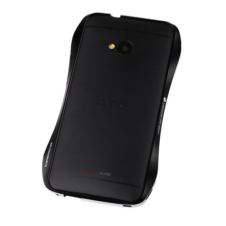 Bumper en Aluminium HTC One 2013 Draco Design – Noir Metro