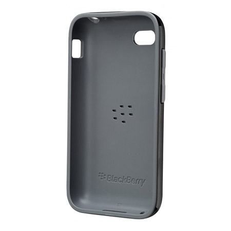 BlackBerry Q5 Premium Shell - ACC54809-201 - Black/Granite Grey