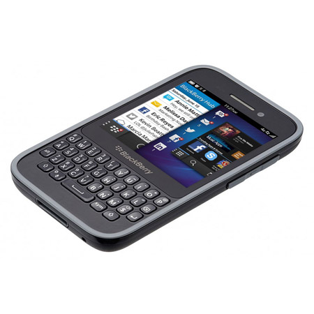 verpleegster poll Afstudeeralbum BlackBerry Q5 Premium Shell - ACC54809-201 - Black/Granite Grey
