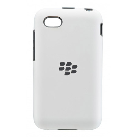 BlackBerry Q5 Premium Shell - ACC-54809-202 - White/Granite Grey