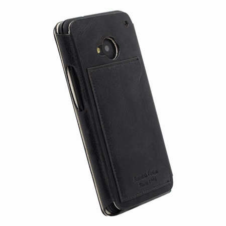 Krusell Kiruna FlipCover Leather Case for HTC One M7 - Black