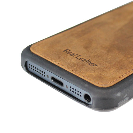 Urbano Genuine Leather Slim Case for iPhone 5S / 5 - Vintage