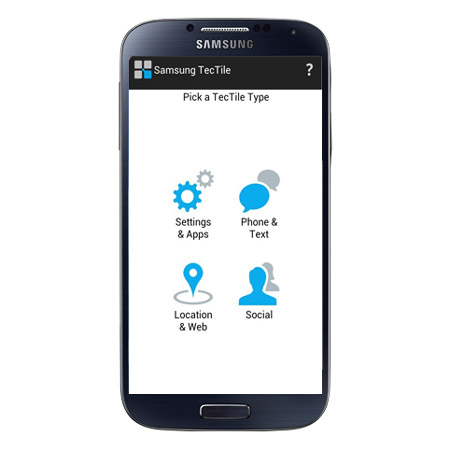 5 Tags NFC TecTile programmables Samsung Galaxy S4