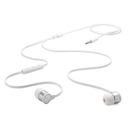 Ecouteurs Kit mains libres avec câble plat HTC Officiels – Blancs