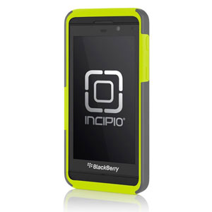 Incipio DualPro Case for Blackberry Z10 - Grey/Neon Yellow