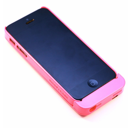 Funda iPhone 5S / 5 Boostcase híbrida con batería de 1500mAh - Coral