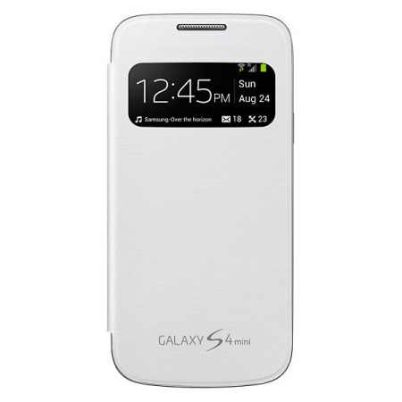 S View Premium Cover Officielle Samsung Galaxy S4 Mini – Blanche