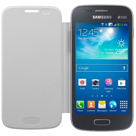 Official Samsung Galaxy Ace 3 Flip Cover - White
