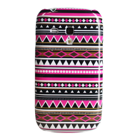 Retro Aztec Case for Samsung Galaxy S3 Mini - Pink