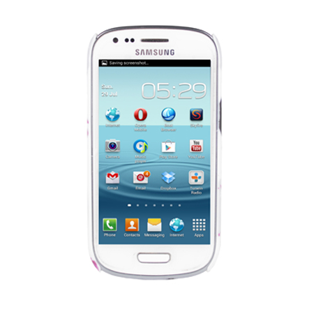 Funda Samsung Galaxy S3 flores - Morada