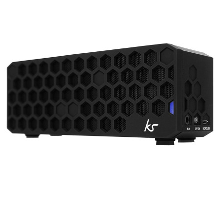 Kitsound Hive Bluetooth Wireless Portable Stereo Speaker - Black