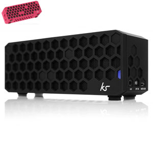 Kitsound Hive Bluetooth Wireless Portable Stereo Speaker - Pink