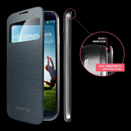 Spigen SGP Galaxy S4 GLAS.t NANO SLIM Tempered Glass Screen Protector