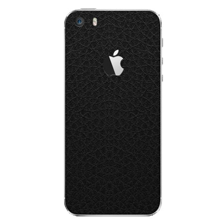 Protection adhésive iPhone 5S / 5 dbrand Textured – Cuir Noir