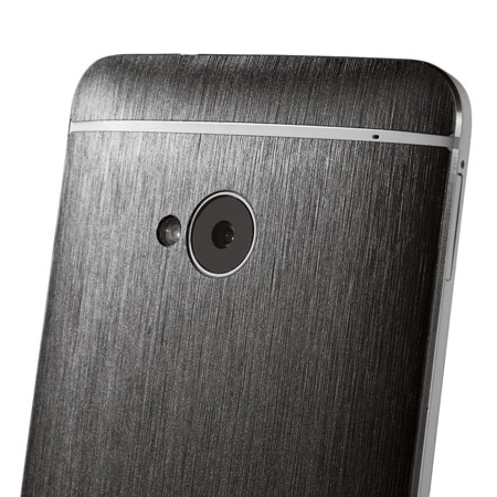dbrand Textured Front and Back Cover Skin for HTC One - Black Titanium