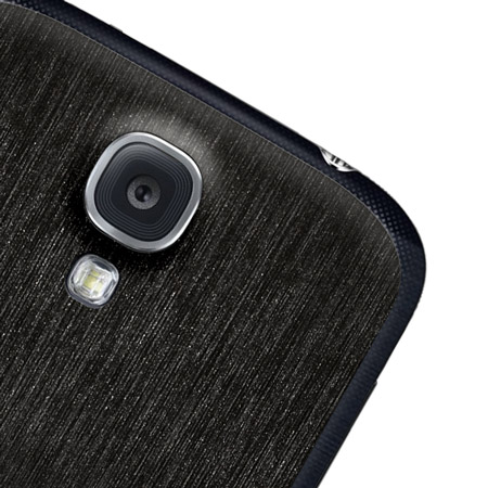 Lamina protectora Galaxy S4 dbrand textura de titanio - Negro Titanio