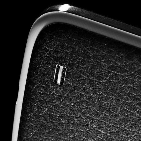 Voorkeur geschenk Transformator dbrand Textured Cover Skin for Galaxy S4 - Black Leather